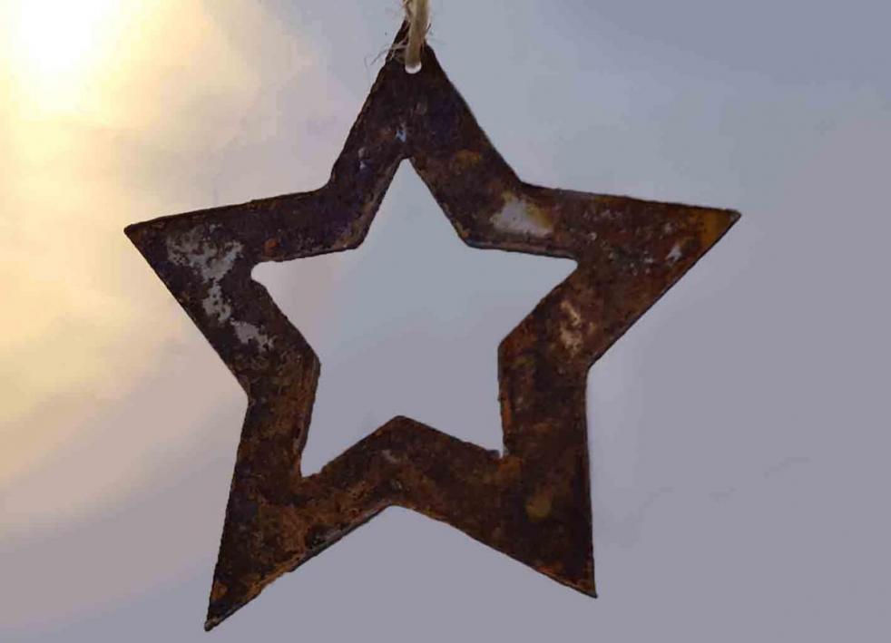 Stern aus Metall
